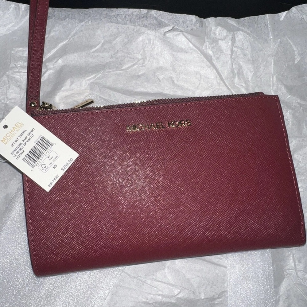 Michael Kors Red Clutch Wristlet